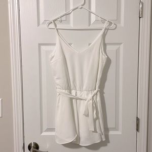 White She + Sky romper